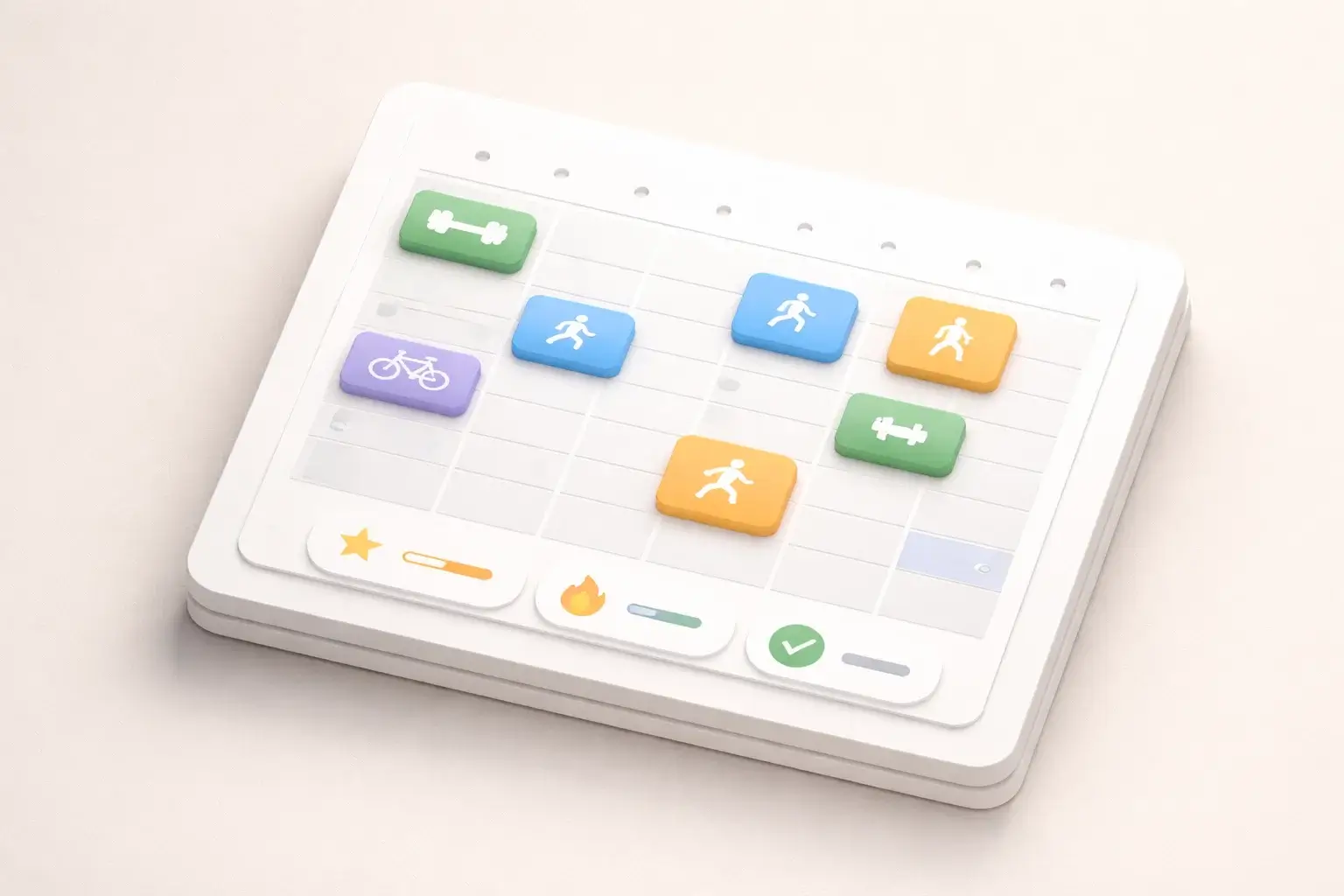 Example training plan output